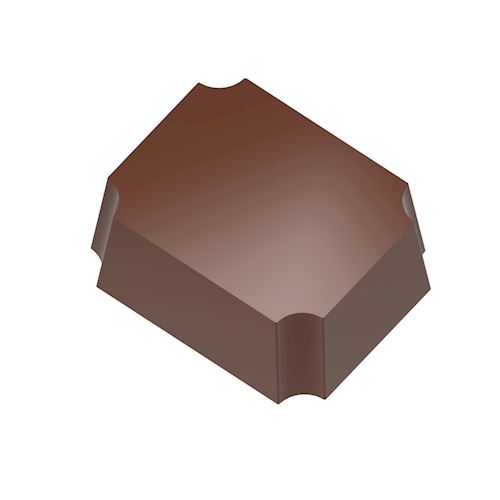 Chocoladevorm magneet rechthoek