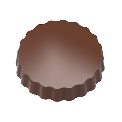 Chocoladevorm magneet rond 50 mm
