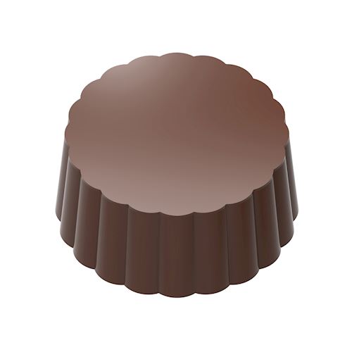 Chocoladevorm magneet rond 32 mm