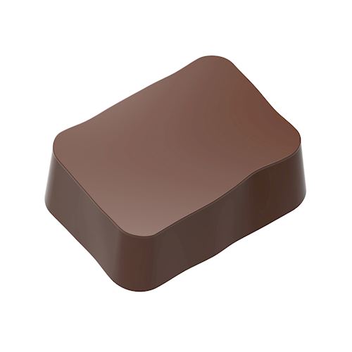 Chocoladevorm magneet rechthoek enrobé