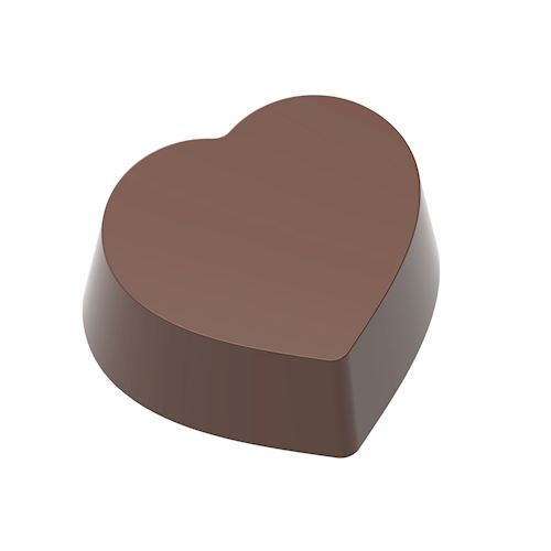 Chocoladevorm magneet hart