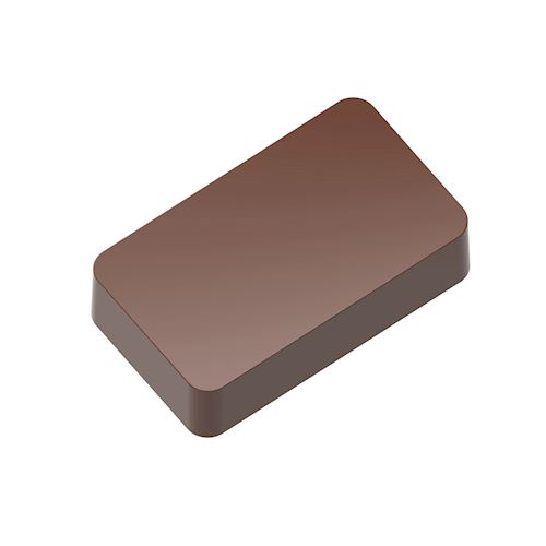 Chocoladevorm magneet rechthoek domino