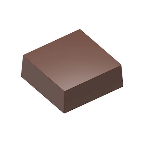 Chocoladevorm magneet vierkant