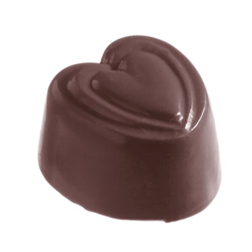 Chocoladevorm hartje