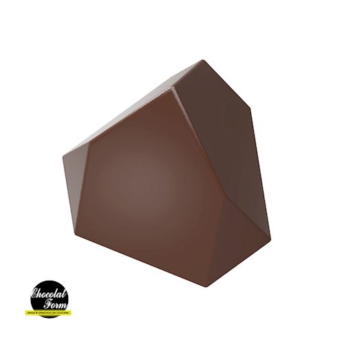 Chocoladevorm dome zeshoekige piramide