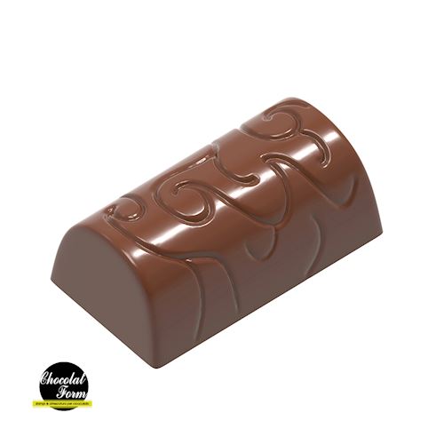 Chocoladevorm boomstam met decoratie - Alessandro Racca