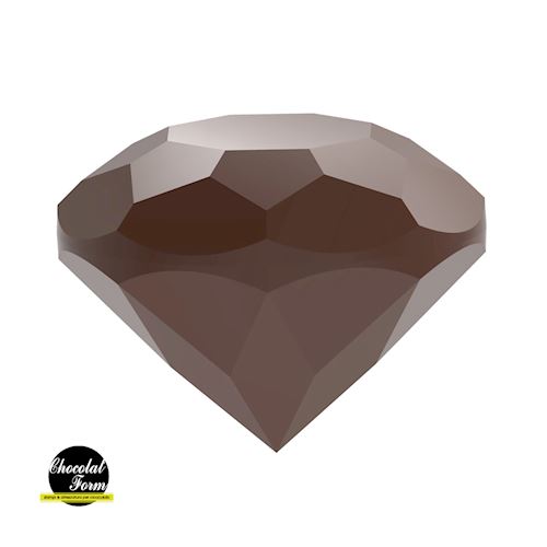 Chocoladevorm grote diamant