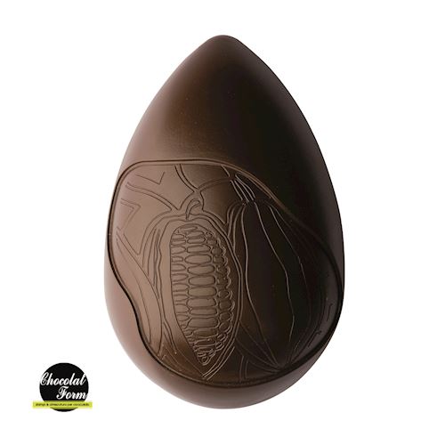 Chocoladevorm ei 200 x 130 mm decor cacaoboon