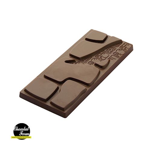 Chocoladevorm tablet 50 gr hiërogliefen steen