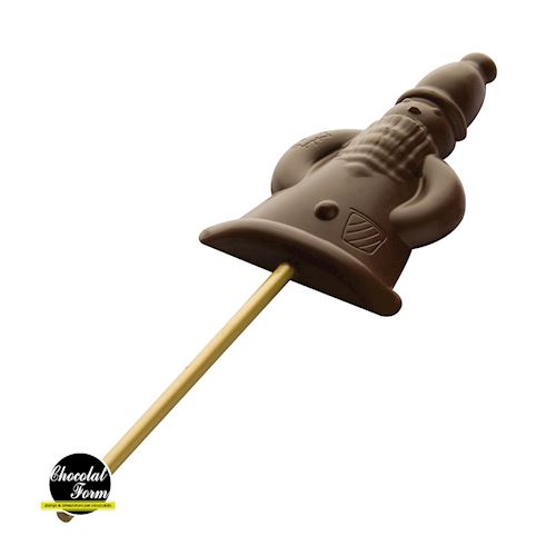 Chocoladevorm lolly Merlijn