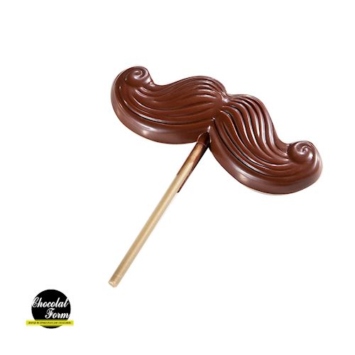 Chocoladevorm lolly snor