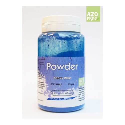 Mat poeder 25 gr AF donker blauw