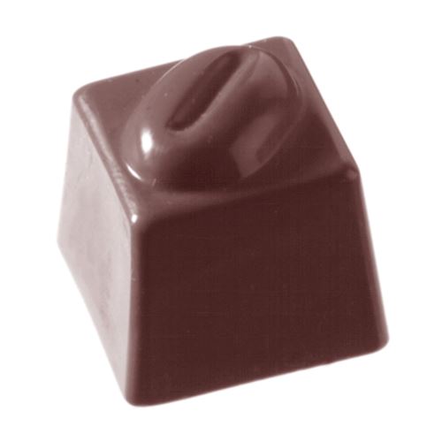 Chocoladevorm blokje koffieboon 14 gr