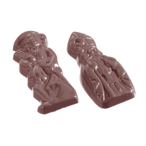 Chocoladevorm Sinterklaas & piet 2 fig.