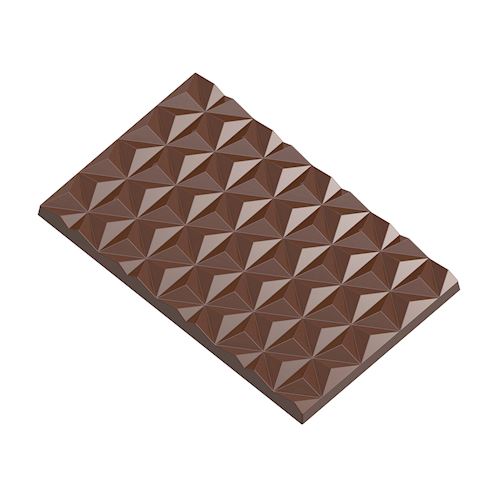 Chocoladevorm tablet met sterpatroon