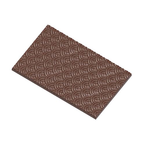 Chocoladevorm tablet golfpatroon