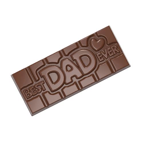 Chocoladevorm tablet Best Dad Ever