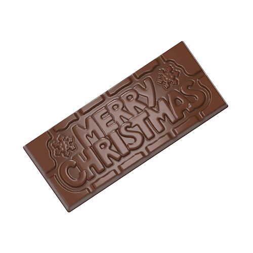 Chocoladevorm tablet Merry Christmas