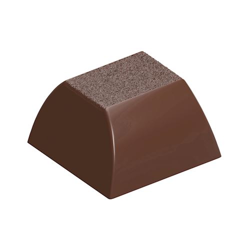 Chocoladevorm blokje met structuur