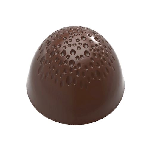 Chocoladevorm kegel met bubbels