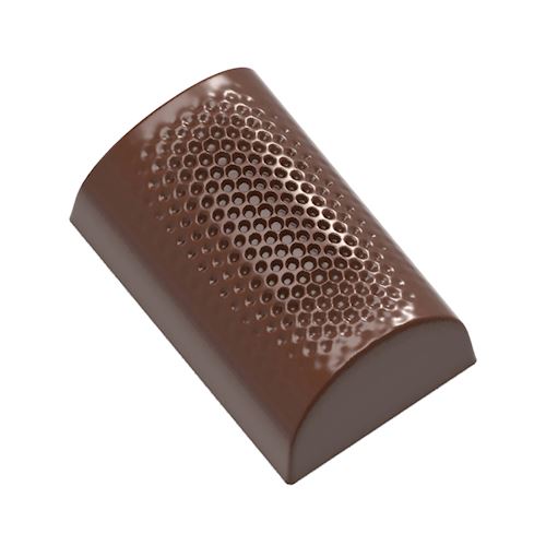 Chocoladevorm buche met raster