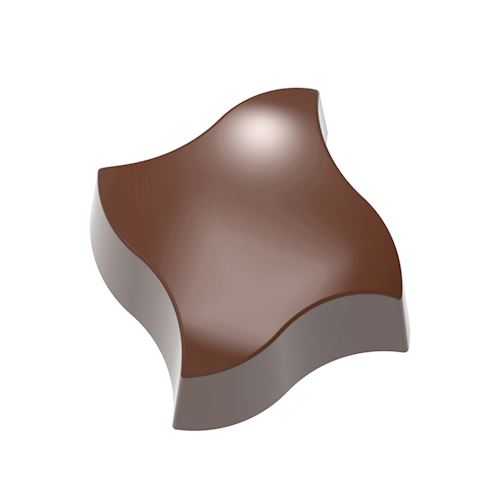 Chocoladevorm dansende kubus