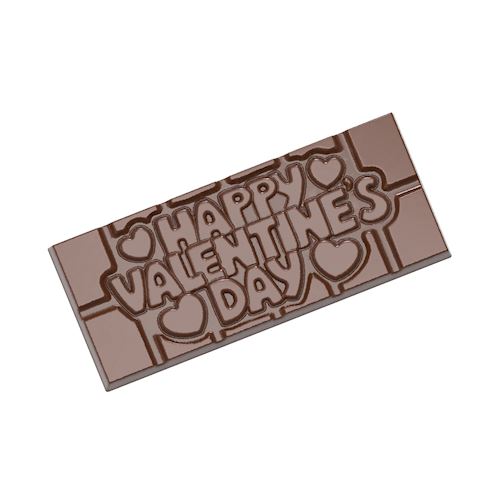 Chocoladevorm tablet Happy Valentine's day