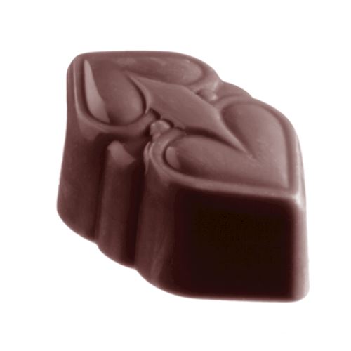 Chocoladevorm fantasy dubbel hart