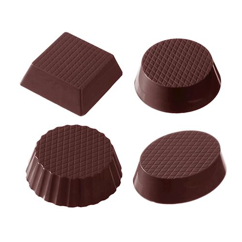 Chocoladevorm cup petitfour 4 fig.