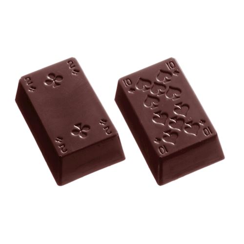 Chocoladevorm speelkaarten 18 fig. (deel 1)