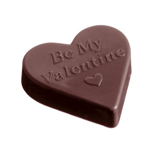 Chocoladevorm hart valentine