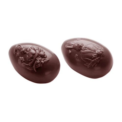 Chocoladevorm ei familie 73 mm 2 fig.