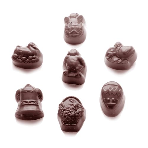 Chocoladevorm Paasassortiment 7 fig.