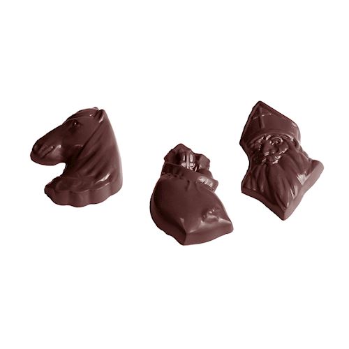 Chocoladevorm karak Sinterklaas