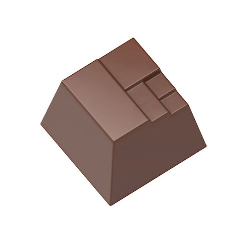 Chocoladevorm modern vierkant