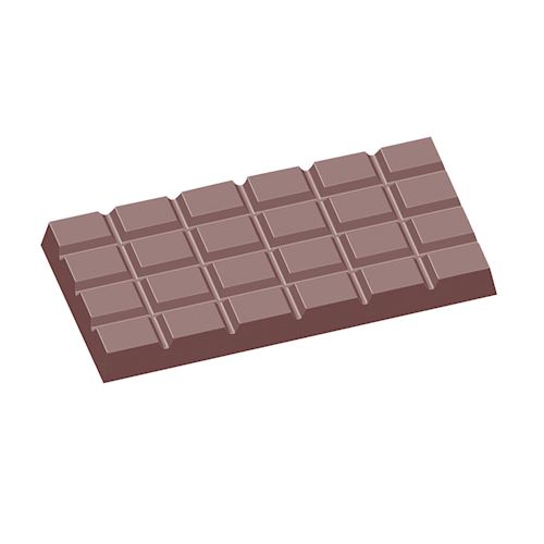 Chocoladevorm tabletje