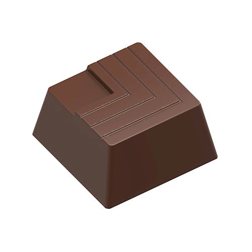 Chocoladevorm blokje uitkerving
