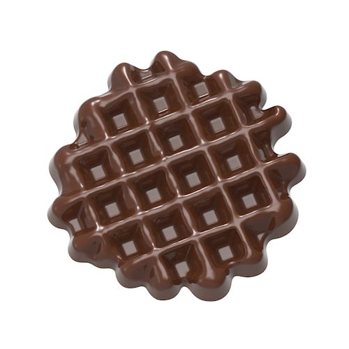 Chocoladevorm wafeltje