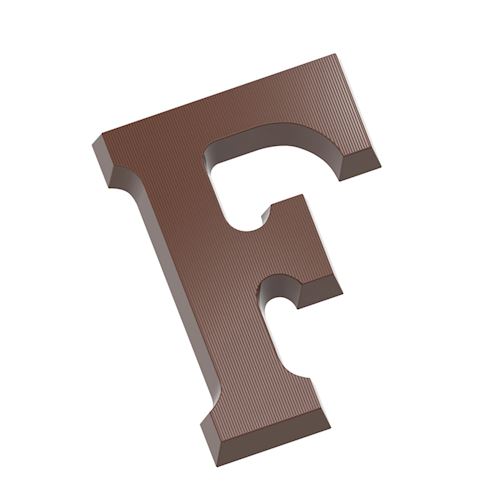 Chocoladevorm letter F 200 gr