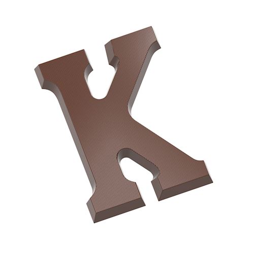 Chocoladevorm letter K 200 gr