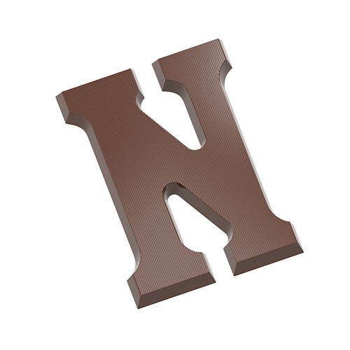 Chocoladevorm letter N 200 gr