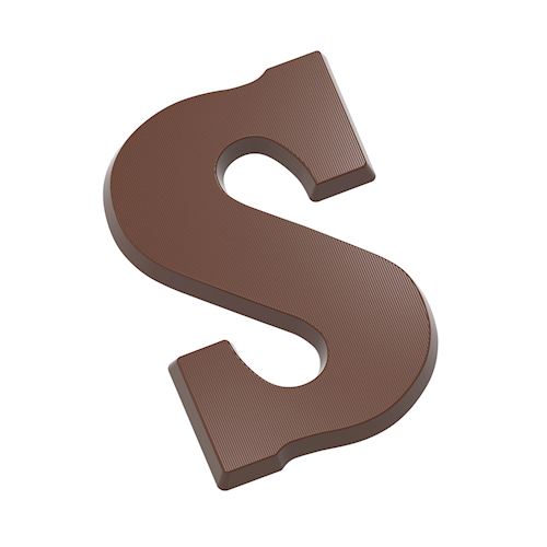 Chocoladevorm letter S 200 gr