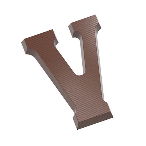 Chocoladevorm letter V 200 gr