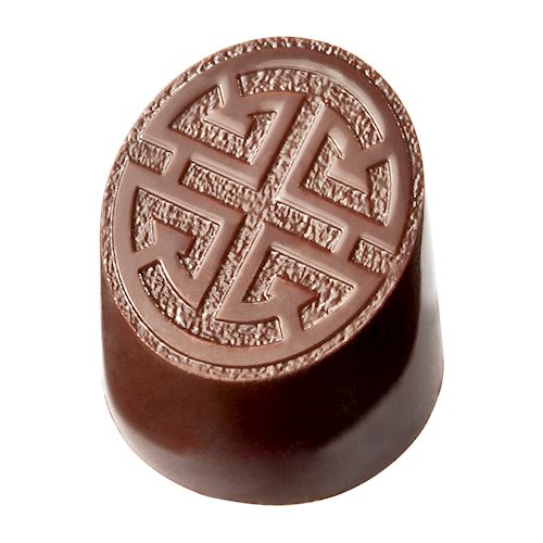 Chocoladevorm Jade stempel