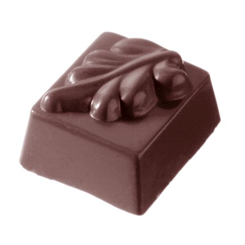Chocoladevorm vierkant blad 9,5 gr