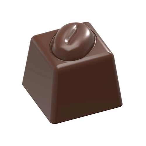 Chocoladevorm blokje koffieboon 6,9 gr