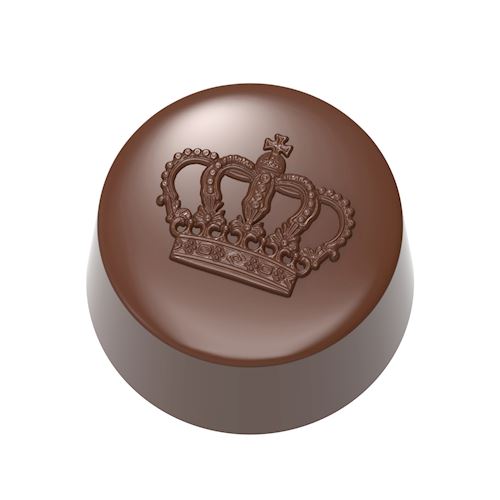 Chocoladevorm praline kroon
