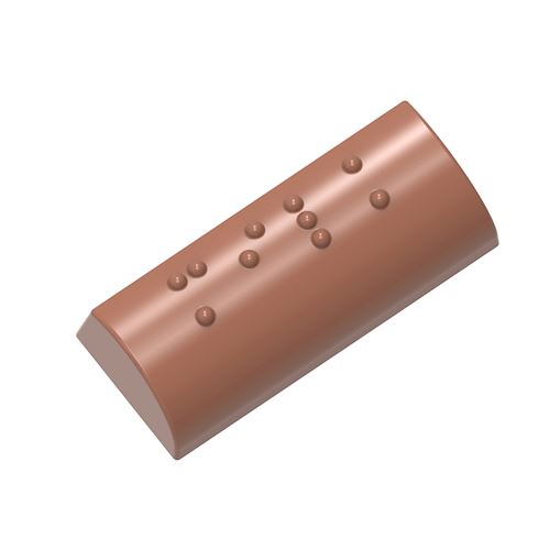 Chocoladevorm Braille praline "Milk"