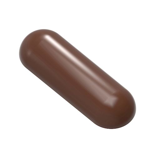 Chocoladevorm medicijn pil lang