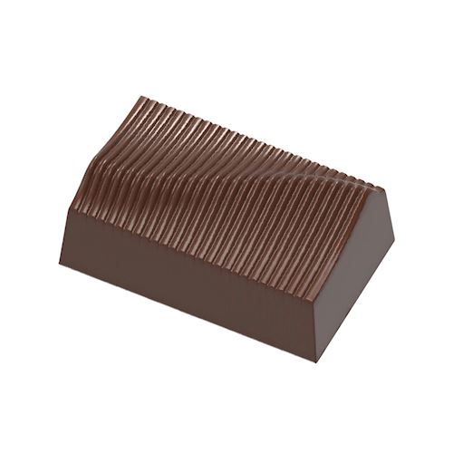 Chocoladevorm rechthoek plissé